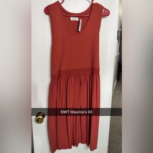 Maurices Burnt Orange Dress